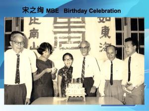 PRINCIPAL:  T.S SUNG - Birthday Celebration