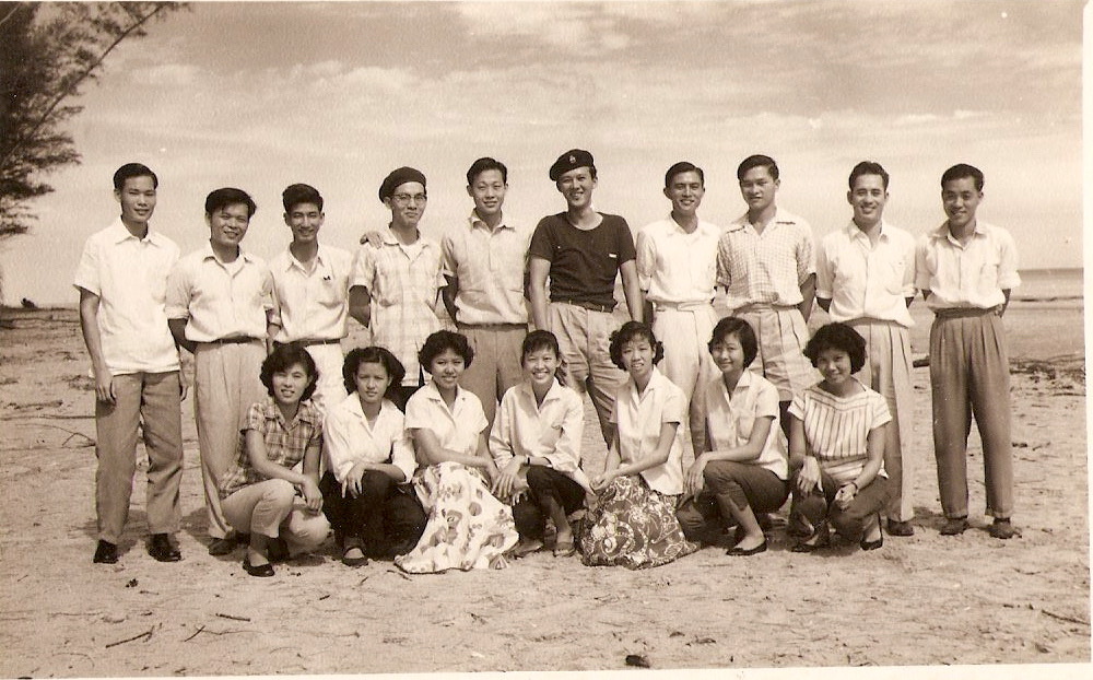 Picnic at Kuala Belait Beach 1960