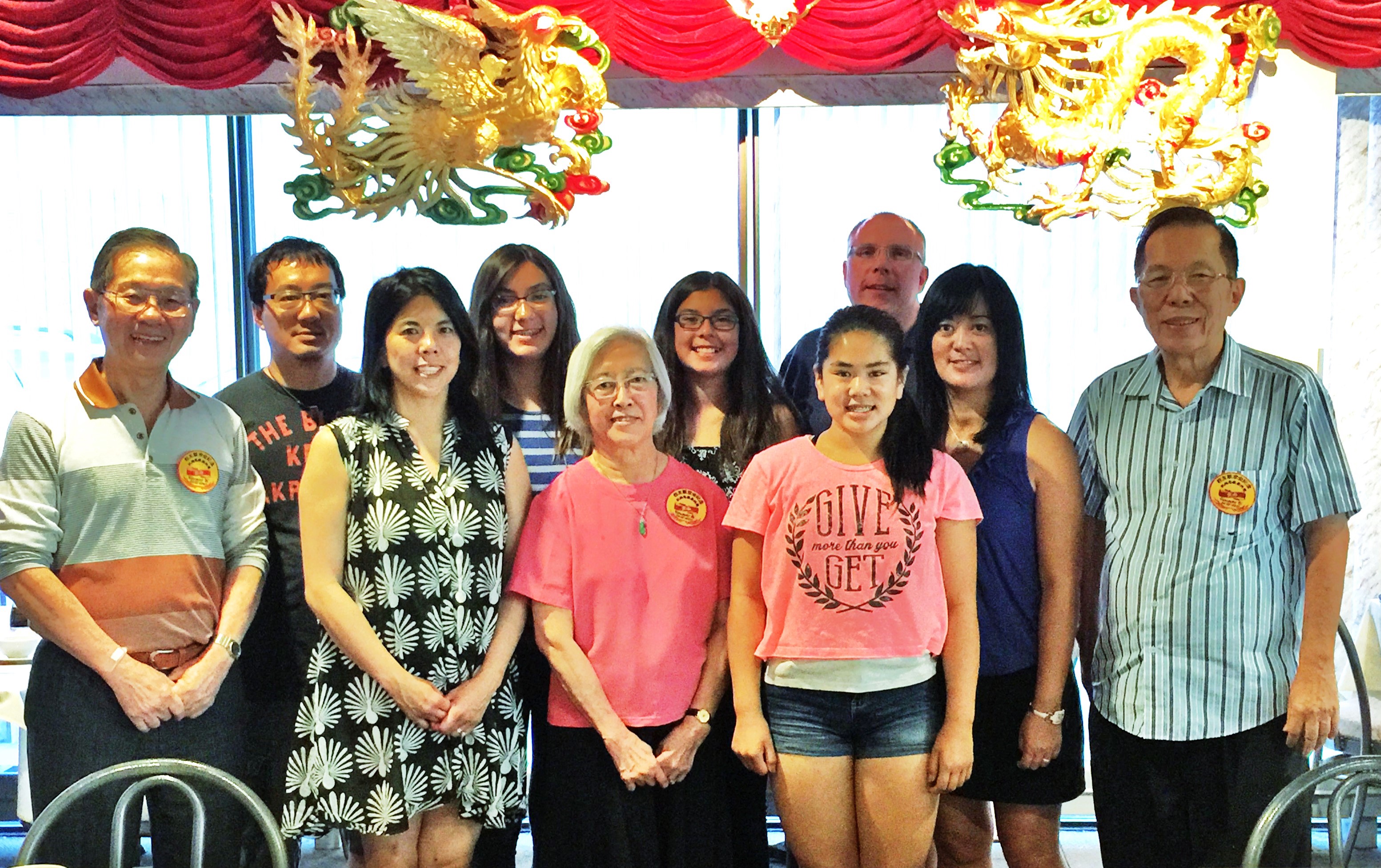 Meeting Alumni Lin Yun Yin & her family